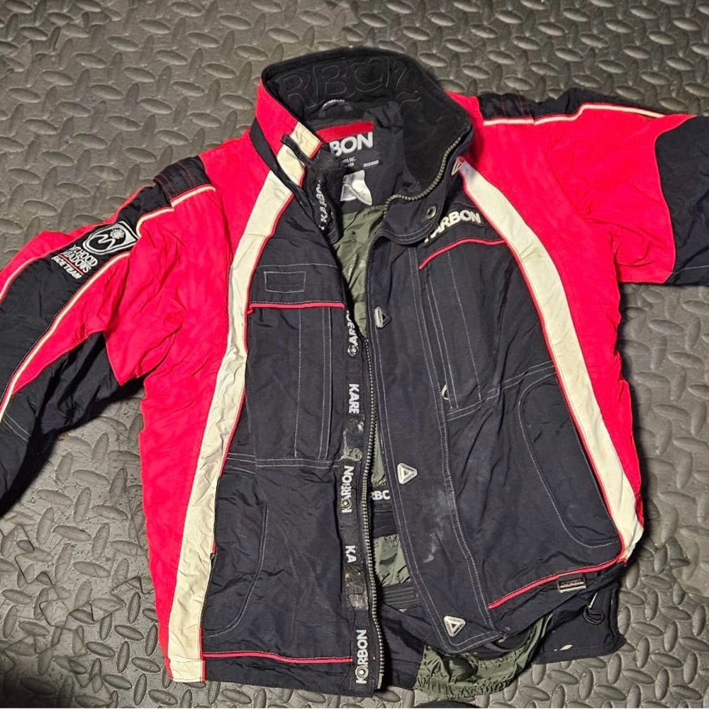 Carbon Red and Black Jacket